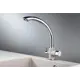 Смеситель для кухни Granula 3167 Хром/Антик цвет бронза