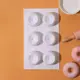 Форма для выпечки и муссовых десертов Доляна «Любовь» 29.5×17.2×4.5 см 6 ячеек d=6 см цвет белый