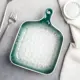 Блюдо для подачи Доляна «Туманность» 23×16.6×3.5 см цвет зелёный