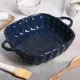 Форма для выпечки Доляна «Квадрат Массимо» 33×25.5×7.5 см цвет синий