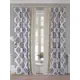 Комплект штор Comfy Way Флоркир TD-958355 на шторной ленте, 260x150 см, цвет разноцветный