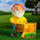 Садовая фигура Гном с тачкой 25x25x14см