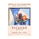 Постер на холсте Пабло Пикассо - Натюрморт 50x70 см в подарочном тубусе без рамы