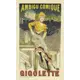 Постер Афиша - Gigolette 50x70 см в раме