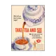 Постер на холсте Рекламный плакат - Чай Take tea and see 40x50 см в подарочном тубусе без рамы маленький