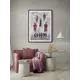 Постер Хваюги 50x70 см в раме