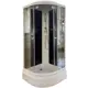 Душевая кабина PARLY ECM92P 90x90x215см высокий поддон профиль белый стекло прозрачное