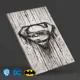 Картина без рамы DC comics Супермен Лого ЧБ 40x60 см