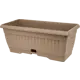 Балконный ящик 19x16x40 см v12.2 л пластик мокко