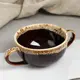 Миска Керамика ручной работы керамика 1999074 цвет коричневый