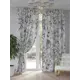 Штора Helga Ранмрика TD-948195 на шторной ленте 150x250 см, цвет черный