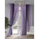 Штора Comfy Way Менриалс TD-948239 на шторной ленте 150x250 см, цвет сиреневый