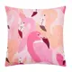 Чехол на подушку Этель "Фламинго" 40x40 см, 100% п/э, велюр