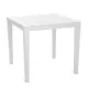 Стол садовый Ellastik-plast 7072922 Прованс квадратный белый 80x80 см
