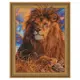 Алмазная мозаика Molly 3D с нанесенной рамкой 40x50 см Царь зверей (23 цвета)