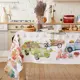 Скатерть Этель Food market 220x147 см, 100% хлопок, саржа 190 г/м2