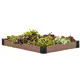 Ограждение для грядки Garden Dreams ДПК комплект 0.8x1.2 м