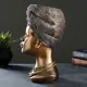 Ваза-подставка к бижутерии "Африканка" бронза, 33x20см