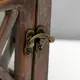 Подсвечник дерево на 1 свечу "Фонарь" тёмное дерево 26x15.4x15.4 см