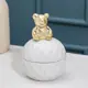 Банка Доляна керамика 5487577 цвет белый