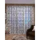 Тюль Inva Жаккард "Листья Пальма" 260х300 белый