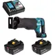 Пила сабельная аккумуляторная Makita LXT DJR187RT2, 18 В Li-Ion 2x5 Ач