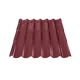 Металлочерепица 0.4 мм 1200x1180 мм RAL 3005 красный