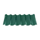 Металлочерепица 0.4 мм 450x1180 мм RAL 6005 зеленый