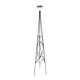 Опора для клематиса 57203 с фонарем кованая 135x25 см металл