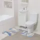 Набор ковриков для ванной комнаты ДОЛЯНА 7451312 81х50 цвет синий
