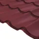Металлочерепица 0.4 мм 2250x1185 мм RAL 3005 красный