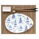 Тарелка форма овальная и коническая Easy Life Пагода фарфор 0 см цвет белый EL-R1099/PAGD