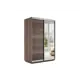 Шкаф-купе Мебельная компания Е1 Экспресс 220x120x60 см ЛДСП цвет светло-коричневый 1EMD_120_SHT