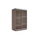 Шкаф-купе Мебельная компания Е1 Экспресс 220x140x60 см ЛДСП цвет светло-коричневый 1EED_140_SHT