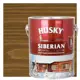 Пропитка для дерева Husky Siberian полуматовая цвет ореховое дерево 2.7 л
