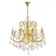 Люстра подвесная LIGHTSTAR Elegante 708082 8 ламп 24 м² цвет золото