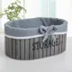 Корзина Доляна Storage 15x10x23 см дерево цвет серый/серебристый 3549374