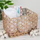 Корзина Доляна Паутинка 18x14x21 см бумага цвет бежевый 4686402