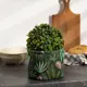 Корзина Этель Тропики 18x15x18 см ПВХ цвет черный 6961755