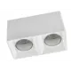 Светильник точечный накладной DENKIRS DK3085-WH+CH DK3020WC 6.7 м² цвет белый