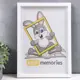 Рамка Keep memories 3935930, 21x30 см, пластик, цвет белый