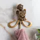 Крючок настенный Bogacho 13.50x6 см 1 крючок цвет бронзовый 75114