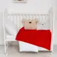 Плед Крошка Я 85x100 см цвет красный 100% полиэстер