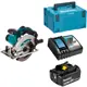 Пила дисковая аккумуляторная Makita LXT DSS610RG, 18 В Li-Ion 1x6 Ач, 165 мм