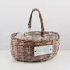 Корзина Simaland 23x16x27 см ива цвет бежевый