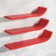 Полка Сималенд 22x15 см МДФ красный