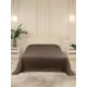 Покрывало Romance вышивка 120691, 160x220 см, велюр, цвет коричневый