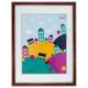 Рамка Platinum Офис 283_3040, 30x40 см, пластик, цвет бордовый