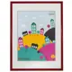 Рамка Platinum Палитра PR30x40, 30x40 см, пластик, цвет красный