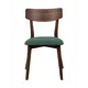 Стул Огого обстановочка! WM1722B-DC4 79x49.5x48 см текстиль цвет зеленый